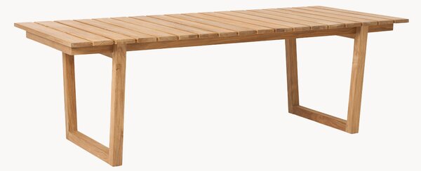 Tavolo da pranzo da giardino in legno di teak Eiko, 229 x 100 cm