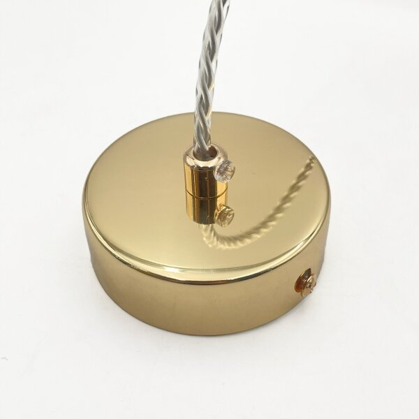 Lampada sospesa su cavo VIVE 1xE27/15W/230V, finitura oro