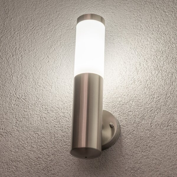 BRILAGI - Lampada da parete per esterni ELIA 1xE27/20W/230V IP44 cromo opaco