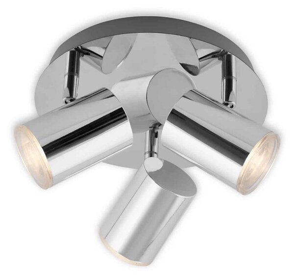 Briloner 2731-038 - Faretto CUP 3xGU10/5W/230V IP44 cromo lucido