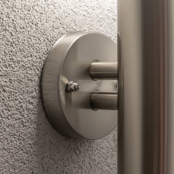 BRILAGI - Lampada da parete per esterni ELIA 1xE27/20W/230V IP44 cromo opaco