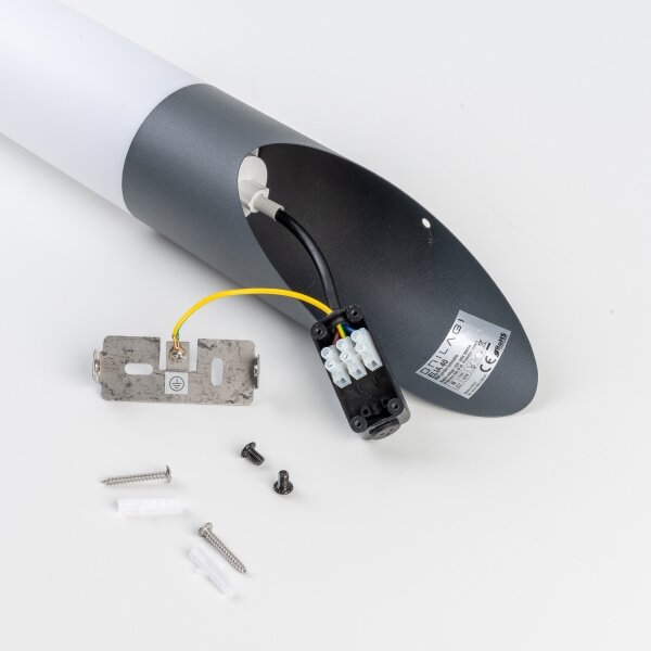 BRILAGI - Lampada da parete per esterni ELIA 1xE27/20W/230V IP44 antracite
