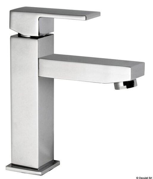 Miscelatore da lavabo quadrato basso, 1 pezzo