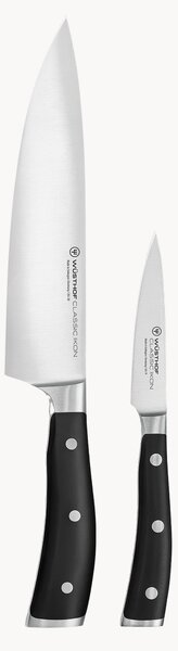 Set di 2 coltelli in acciaio inossidabile Classic Icon