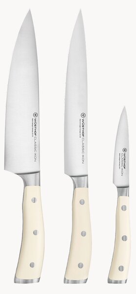 Set di 3 coltelli in acciaio inox Classic Icon