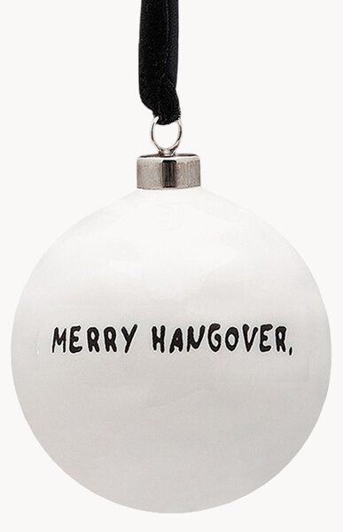 Pallina di Natale fatta a mano Merry Hangover