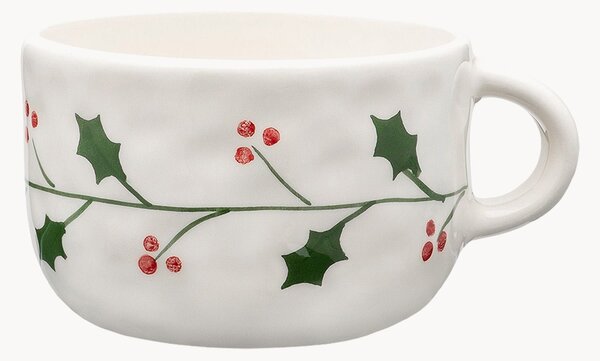 Tazza natalizia dipinta a mano Holly