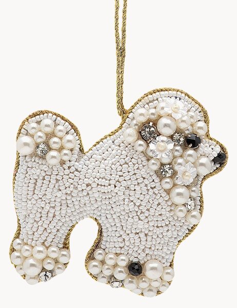 Addobbo di Natale fatto a mano Poodle