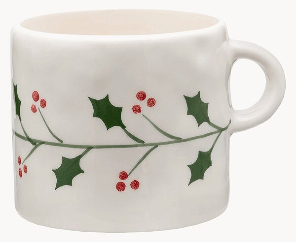 Tazza natalizia XL dipinta a mano Holly