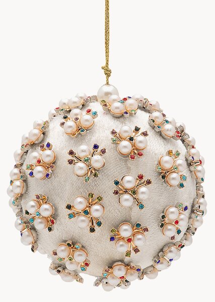 Pallina di Natale fatta a mano Pearly Delight