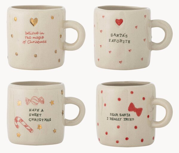 Set di 4 tazze Christy
