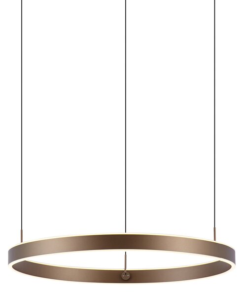 Lampada a sospensione di design bronzo scuro dimmerabile a 3 livelli - Titmus