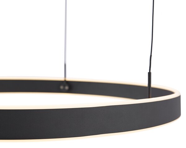 Lampada a sospensione di design nera dimmerabile a 3 livelli - Titmus