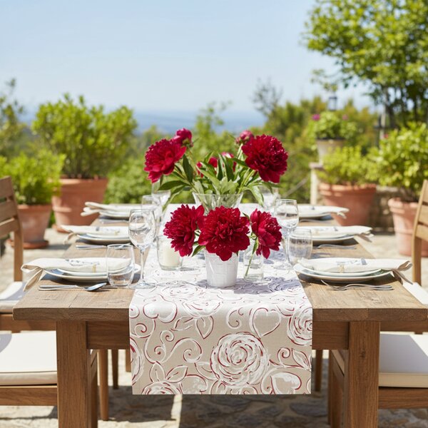 Runner Peonie rosse