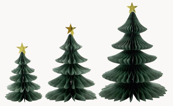 Set di 3 addobbi di Natale fatti a mano Tree