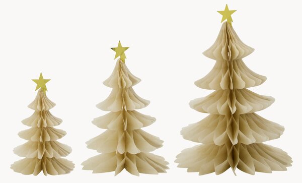 Set di 3 addobbi di Natale fatti a mano Tree