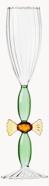 Flute da champagne in vetro borosilicato fatto a mano Sweet and Candy
