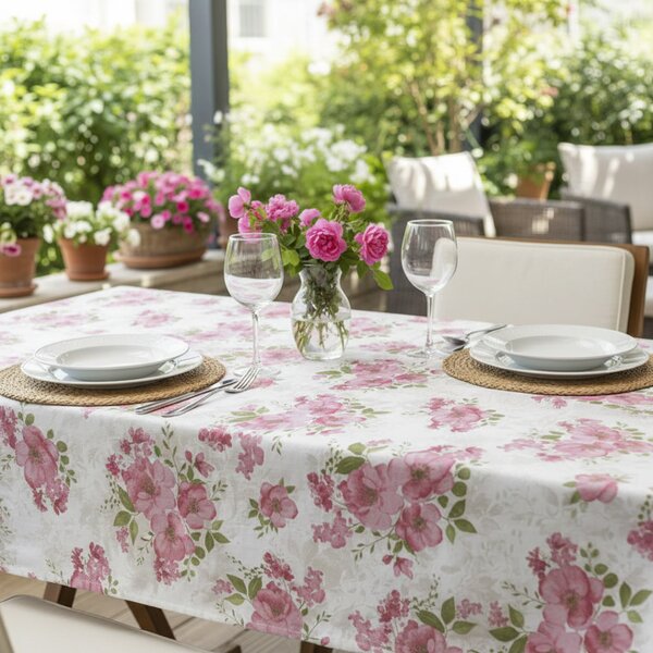 Tovaglia in cotone Rose