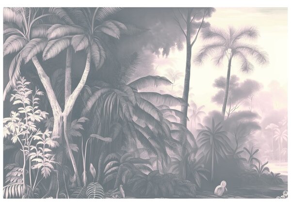Carta da parati – Palme tropicali delicate
