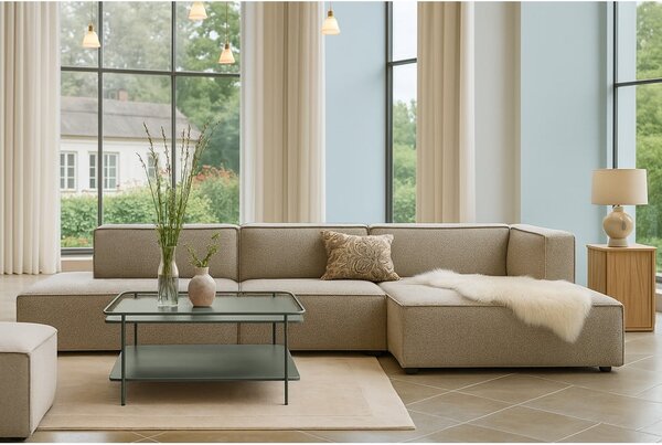 Tavolino da salotto verde in metallo 75x75 cm Yuba – Unique Furniture