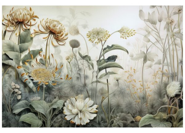 Carta da parati – Fiori avvolti dalla natura