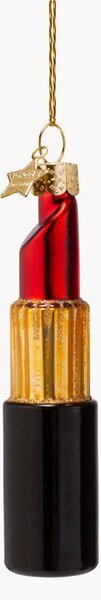 Addobbo di Natale in vetro soffiato Lipstick