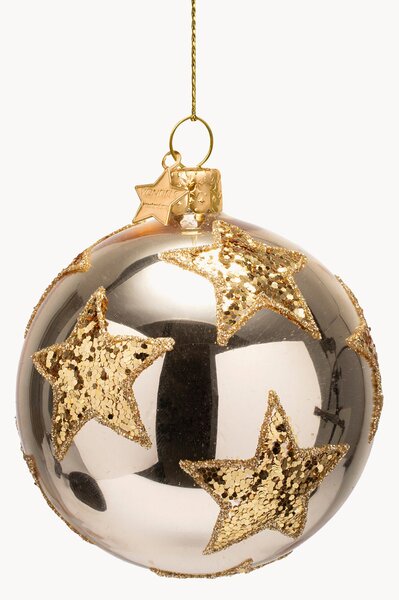 Pallina di Natale in vetro soffiato Stars