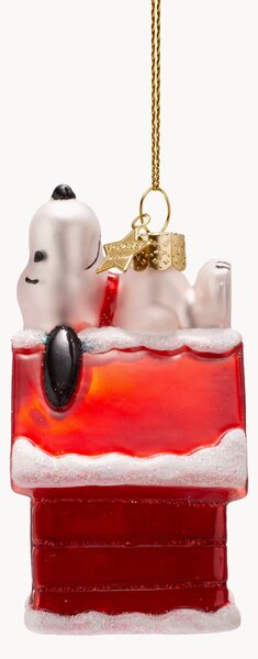 Addobbo di Natale in vetro soffiato Snoopy Peanuts