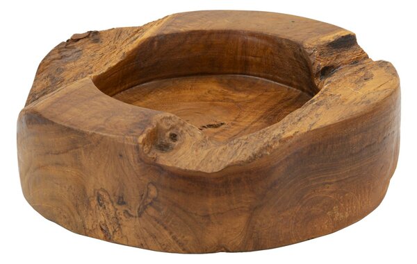 Svuotatasche Erusi Plus Ø21x6 cm in Teak Riciclato
