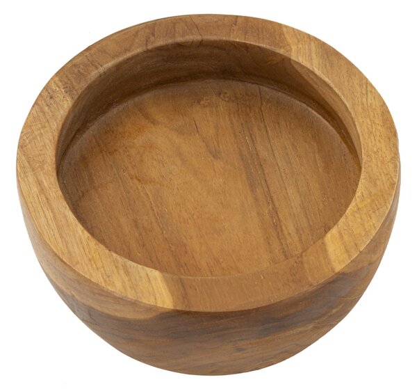 Svuotatasche Erusi Simple Ø15x9,5 cm in Teak Riciclato