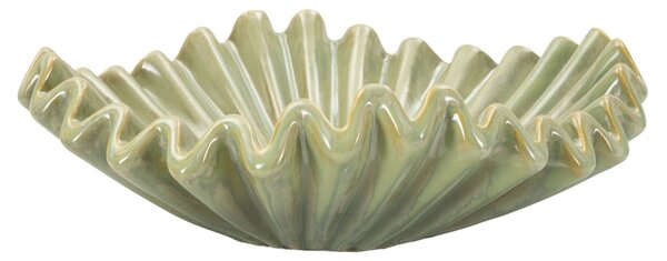 Svuotatasche Venice Ø40x13 cm in Ceramica Verde