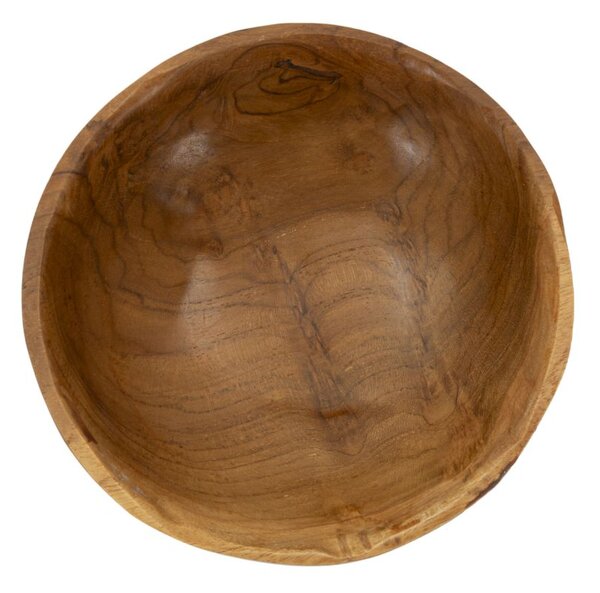 Svuotatasche Butot Ø15x8 cm in Teak Riciclato