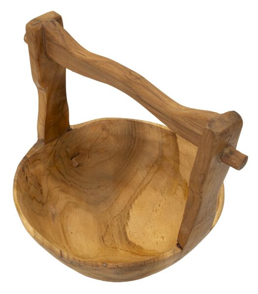 Svuotatasche Timbo 32x25x27 cm in Teak Riciclato