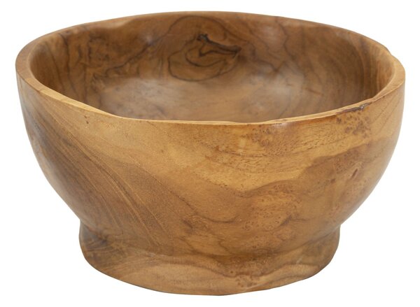 Svuotatasche Butot Ø15x8 cm in Teak Riciclato