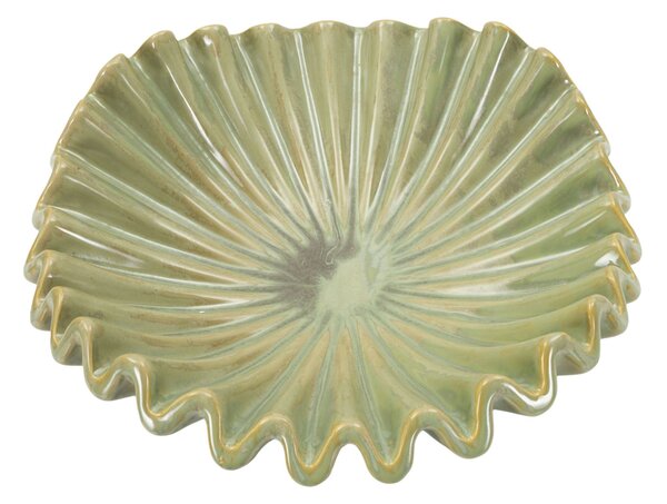 Svuotatasche Venice Ø40x13 cm in Ceramica Verde