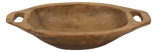 Svuotatasche Wan 37x26,5x7 cm in Teak Riciclato