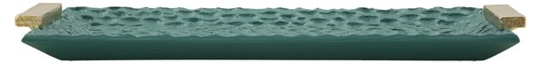 Svuotatasche Grent 34x19,5x3 cm in Resina Verde e Oro