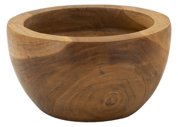 Svuotatasche Erusi Simple Ø15x9,5 cm in Teak Riciclato