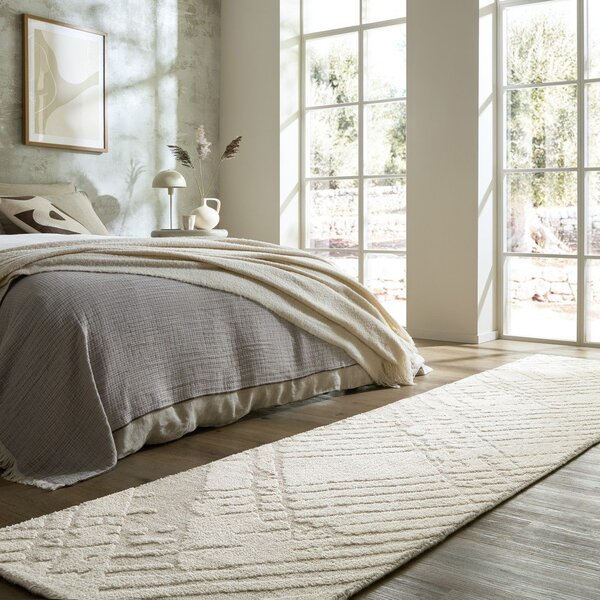 Passatoia color crema 80x300 cm Remy – Flair Rugs