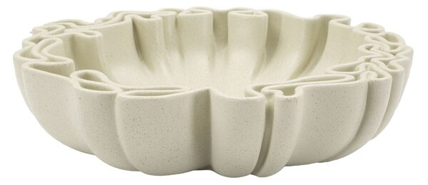 Svuotatasche Stons 40,5x38,5x9,5 cm in Resina Crema