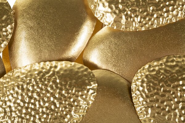 Lampada da Muro Shell 59,8x11x31 cm in Ferro Oro