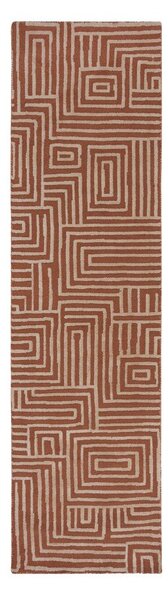 Passatoia color terracotta 80x300 cm Kylo – Flair Rugs