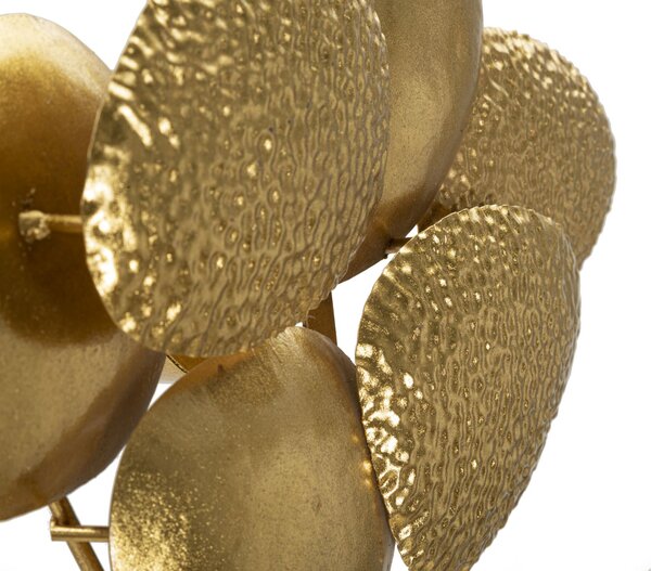 Lampada da Muro Shell 44x11x28 cm in Ferro Oro