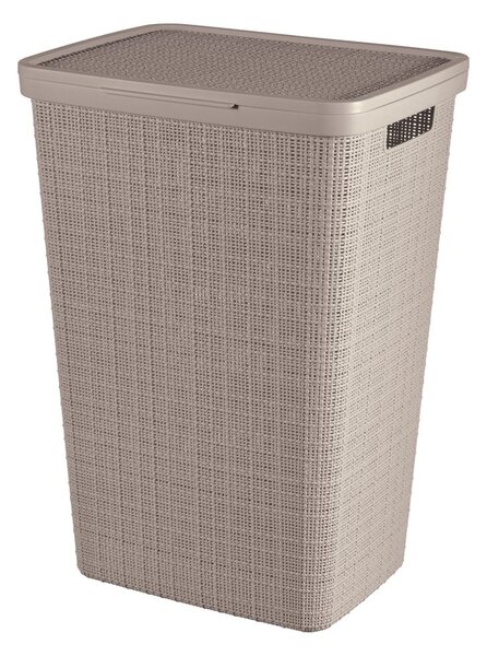 Cesta per il bucato grigio tortora in plastica 58 l Jute – Curver