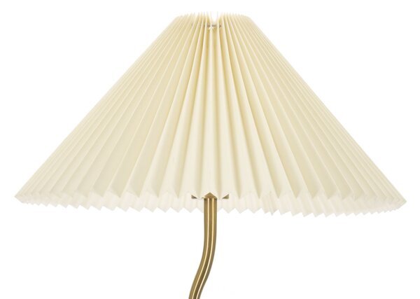 Lampada da Terra Closy Ø46x172 cm in Ferro e Plastica Nero e Oro