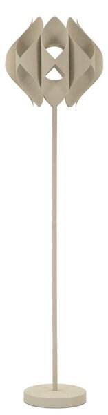 Lampada da Terra Space 39,5x39,5x155 cm in Ferro Crema