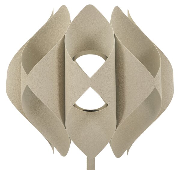 Lampada da Terra Space 39,5x39,5x155 cm in Ferro Crema