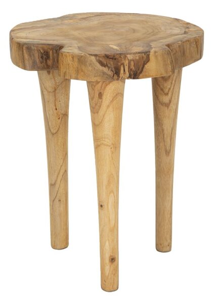 Sgabello Kursi Ø35x45 cm in Teak Riciclato