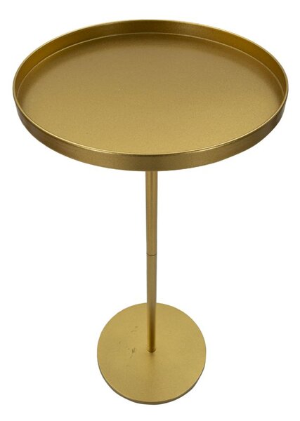 Tavolinetto Doha Ø51x100 cm in Ferro Oro