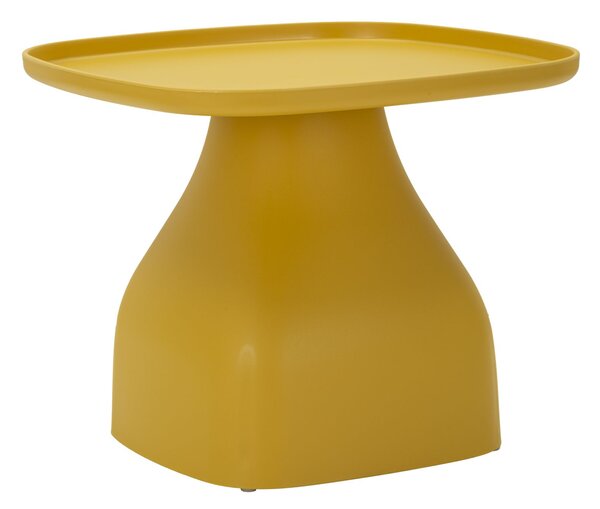Tavolinetto Gea Giallo 48x48x38 cm in Polipropilene Giallo